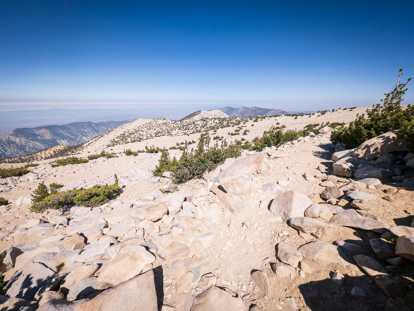 San Gorgonio Mountain and Bighorn Mountain via Vivian Creek in San Bernardino National Forest, CA