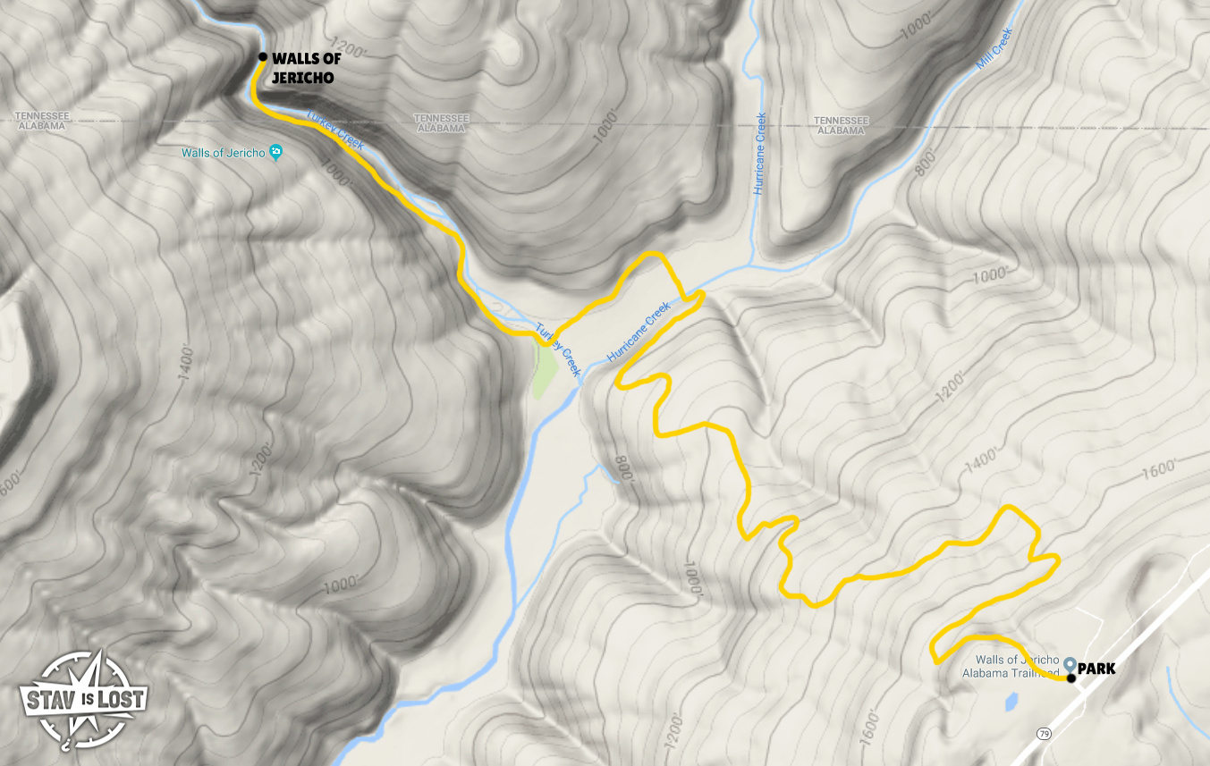 map for Walls of Jericho by Stav is Lost