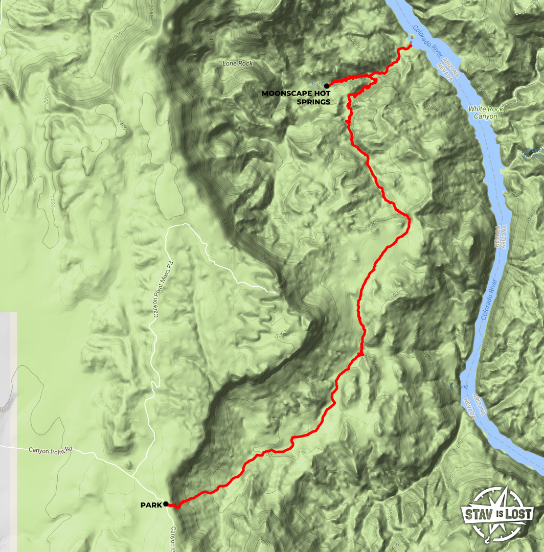 map for Moonscape Hot Springs by Stav is Lost
