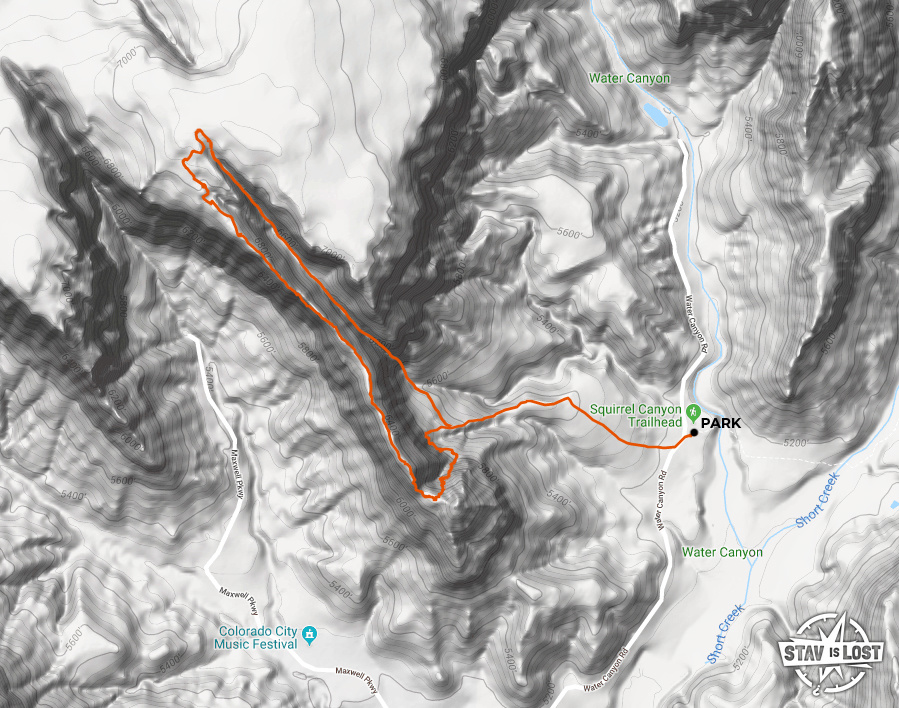 map for Dothraki Canyon by Stav is Lost