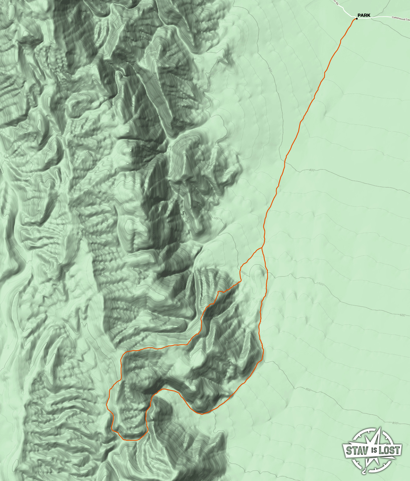 map for Miracle Max Canyon by Stav is Lost