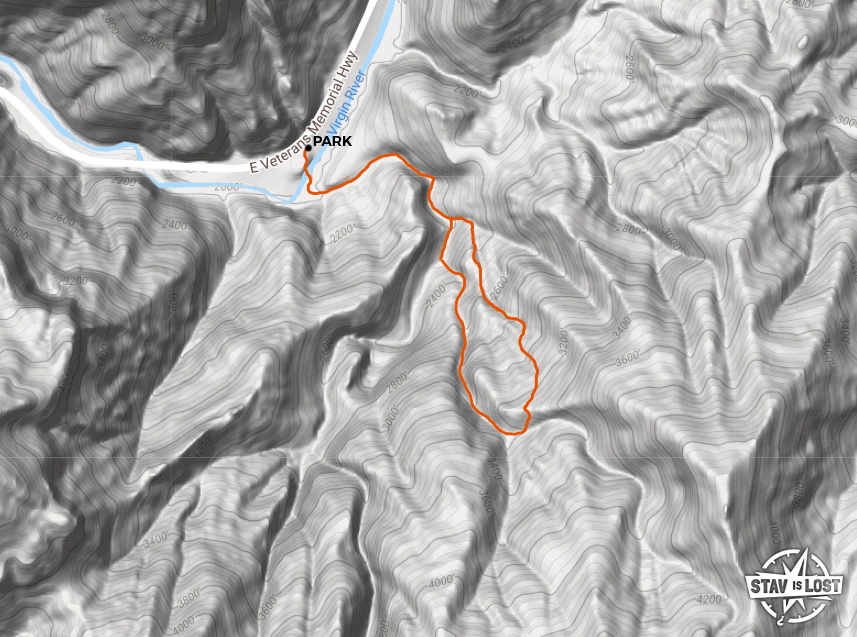 map for Cherry Canyon by Stav is Lost