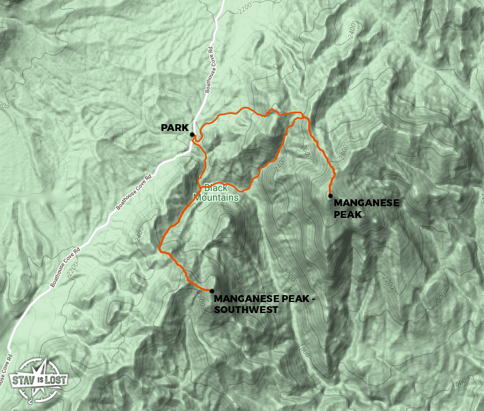 map for Manganese Peaks by Stav is Lost