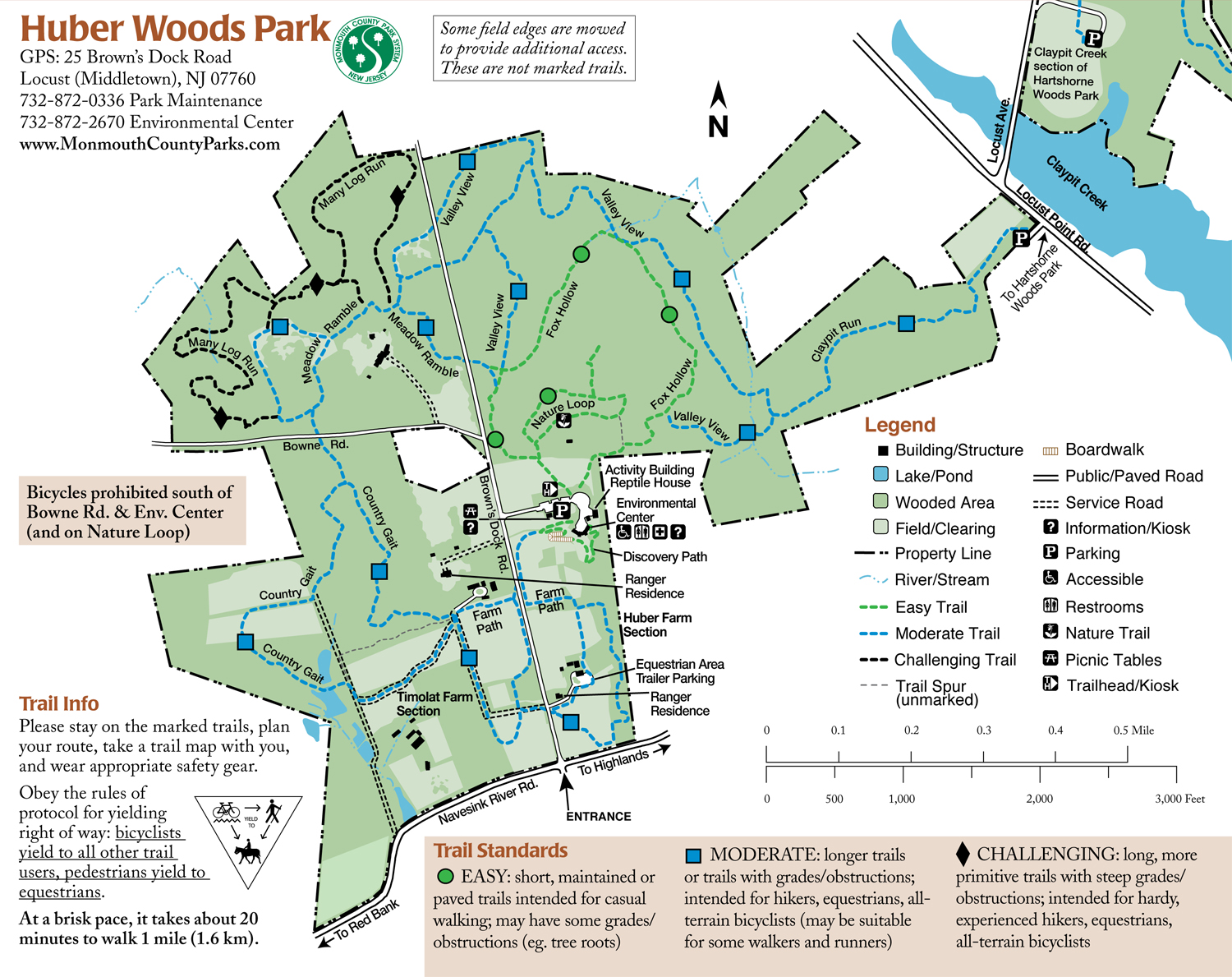 map for Meadow Ramble to Fox Hollow Loop by Stav is Lost