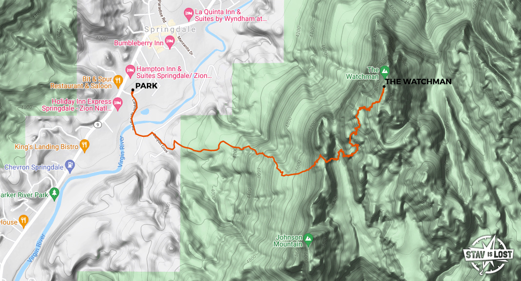 map for The Watchman by Stav is Lost