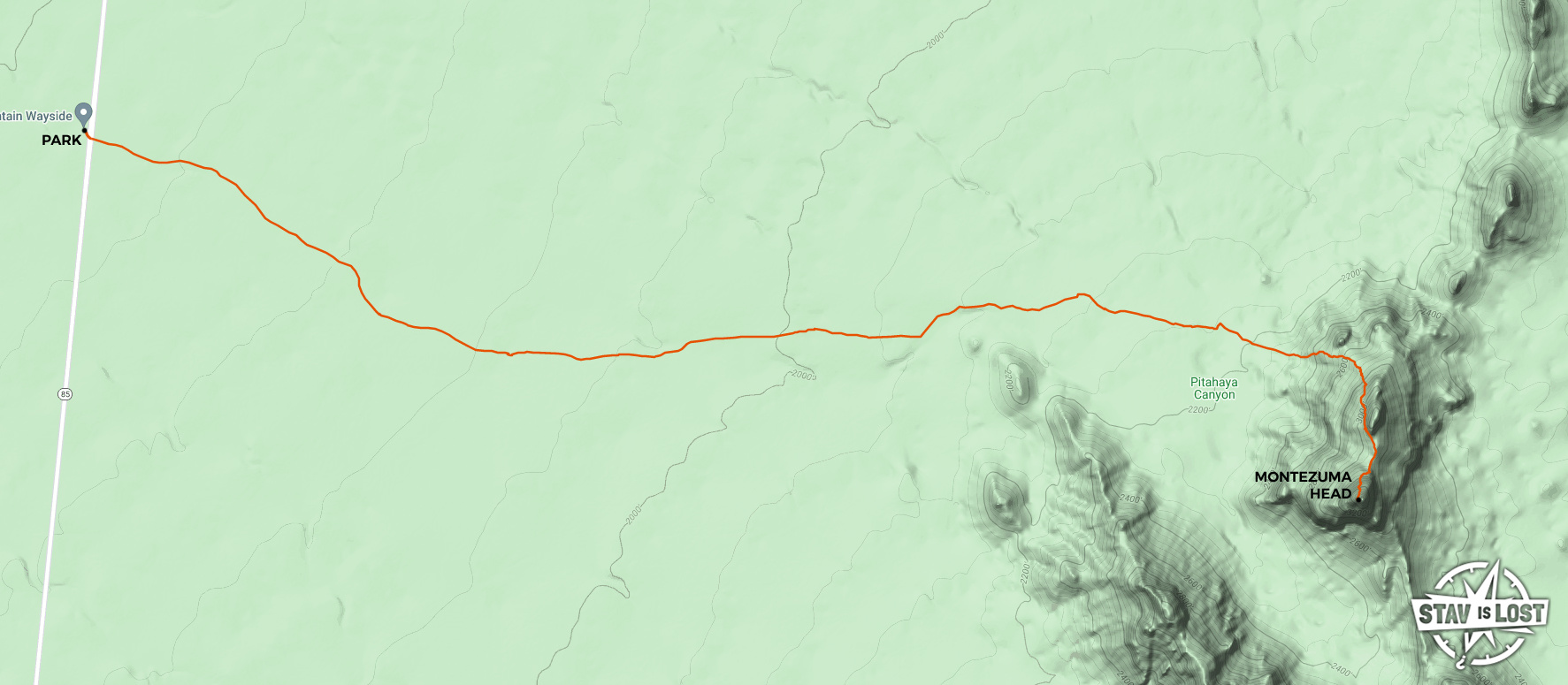 map for Montezuma Head by Stav is Lost