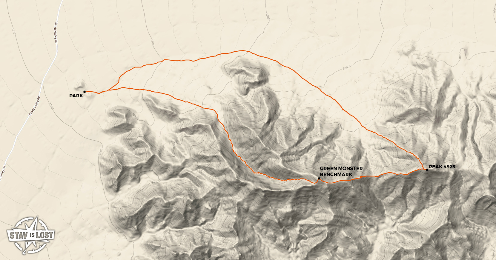 map for Green Monster Benchmark by Stav is Lost