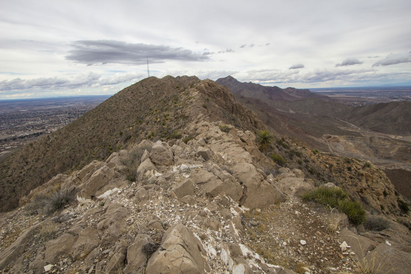 Hike Ranger Peak Ridgeline via B-36 Crash Site in Franklin