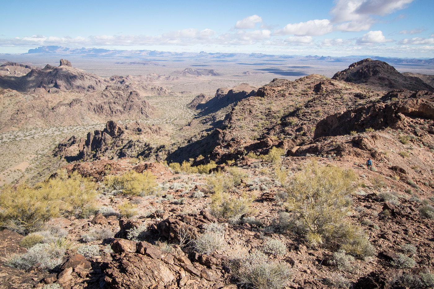 Hike Garden Benchmark and Southern Castle Dome Mountains in Kofa