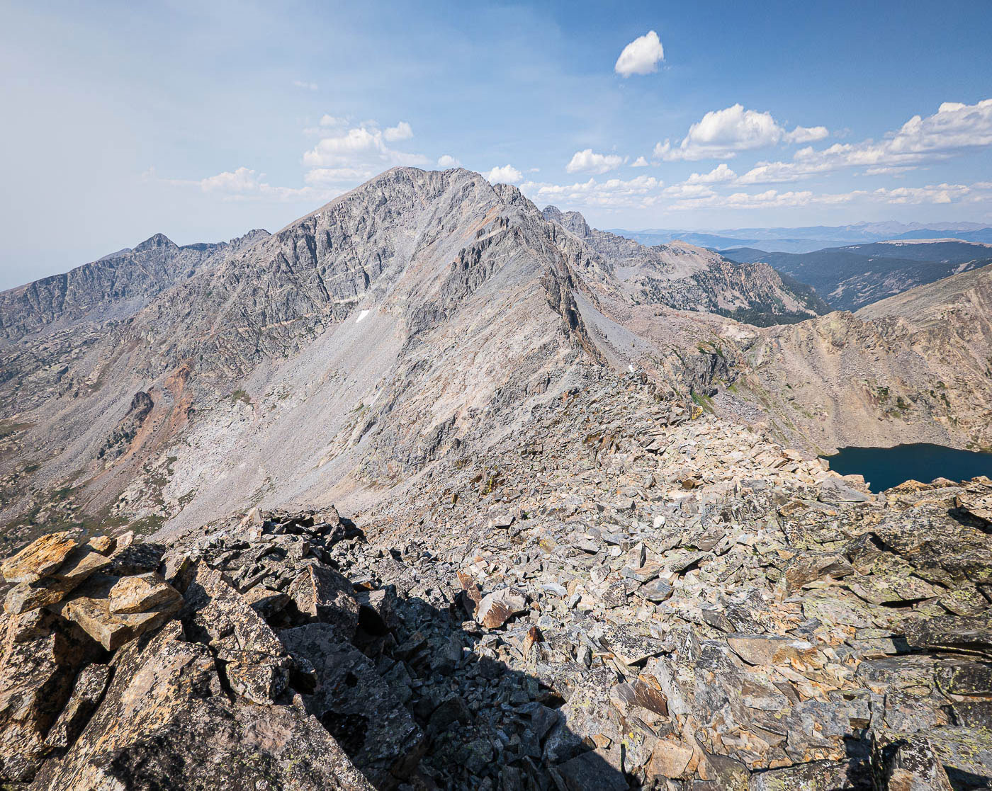 Gold Dust Peak and Pika Peak via Lake Charles Trail in White River National Forest, CO