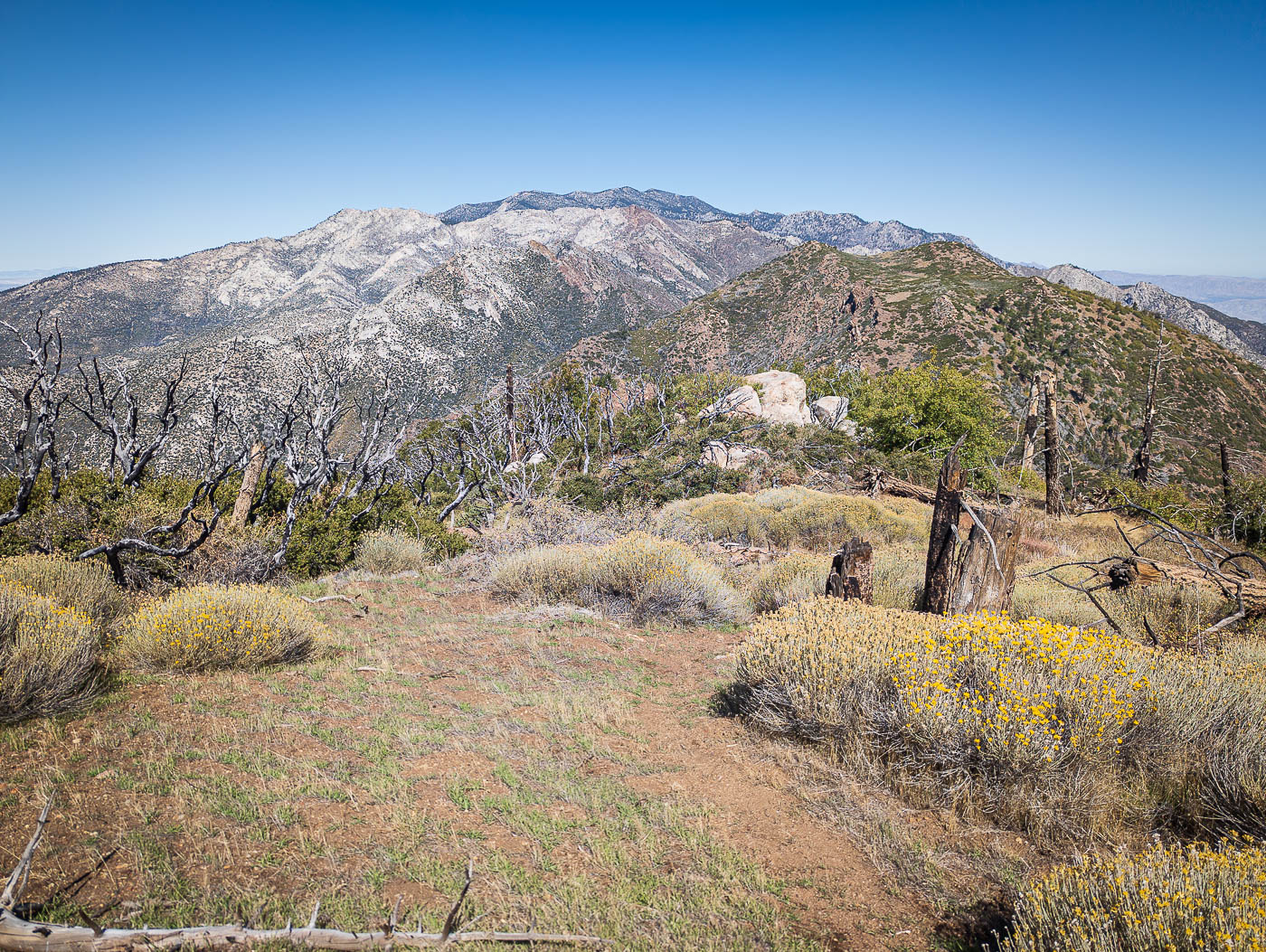 Spitler Peak, Apache Peak, Antsell Rock in San Bernardino National Forest, CA